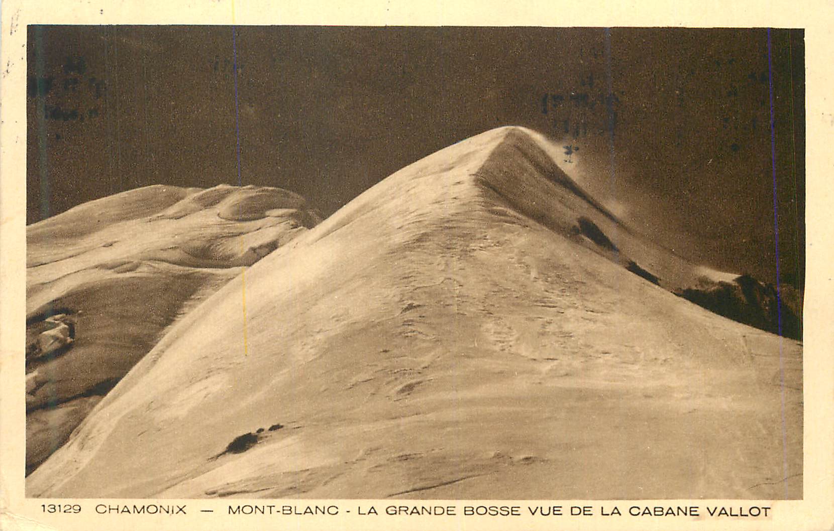 CPA Chamonix Mont Blanc La Grande Bosse vue de la Cabane Vallot 