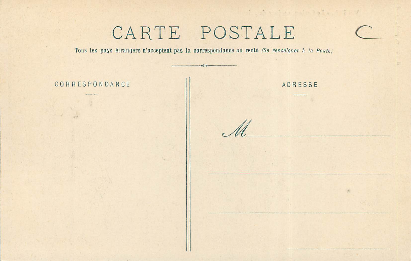 CPA Vittel Le Casino un jour de gala  — Verso