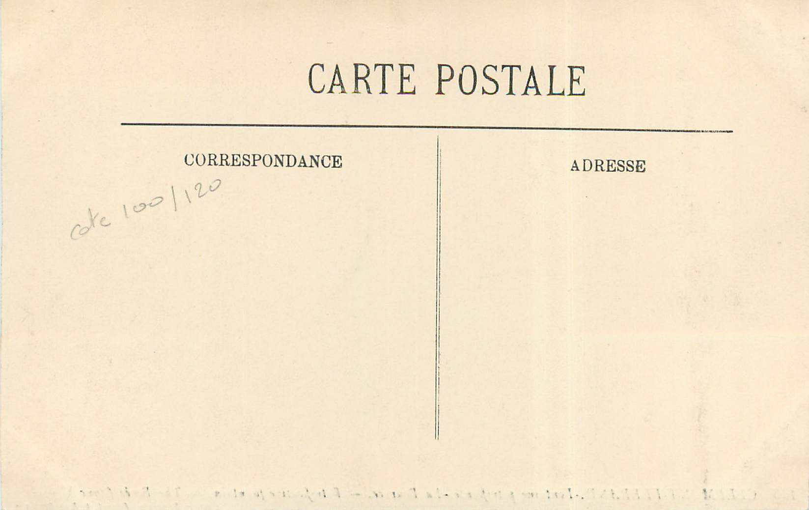 CPA Clermont Ferrand Fontaine petrifiante La Bourree  — Rückseite