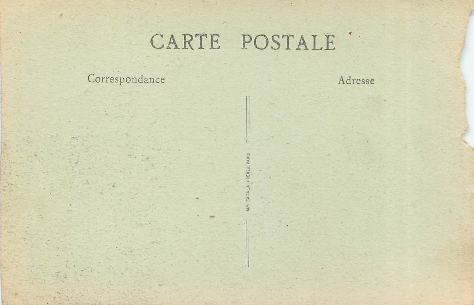 Noyon après la guerre — Vue prise de la rue d'Amiens — G. Compiègne, phot. éditeur, Noyon — Rückseite