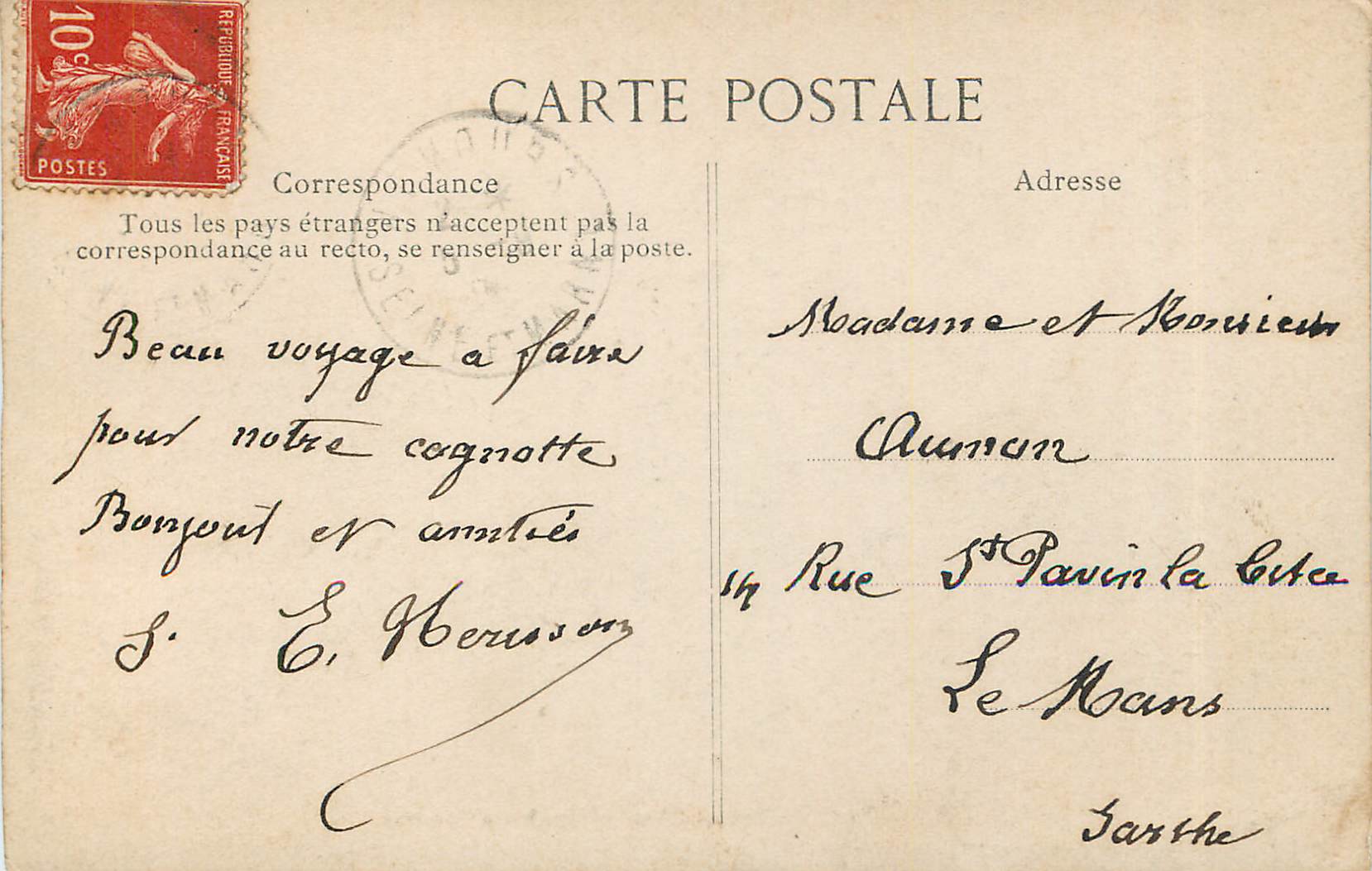 Woud van Fontainebleau — Roche d'Arbonne — A. Sirdon, uitgever, n° 362 — Achterkant