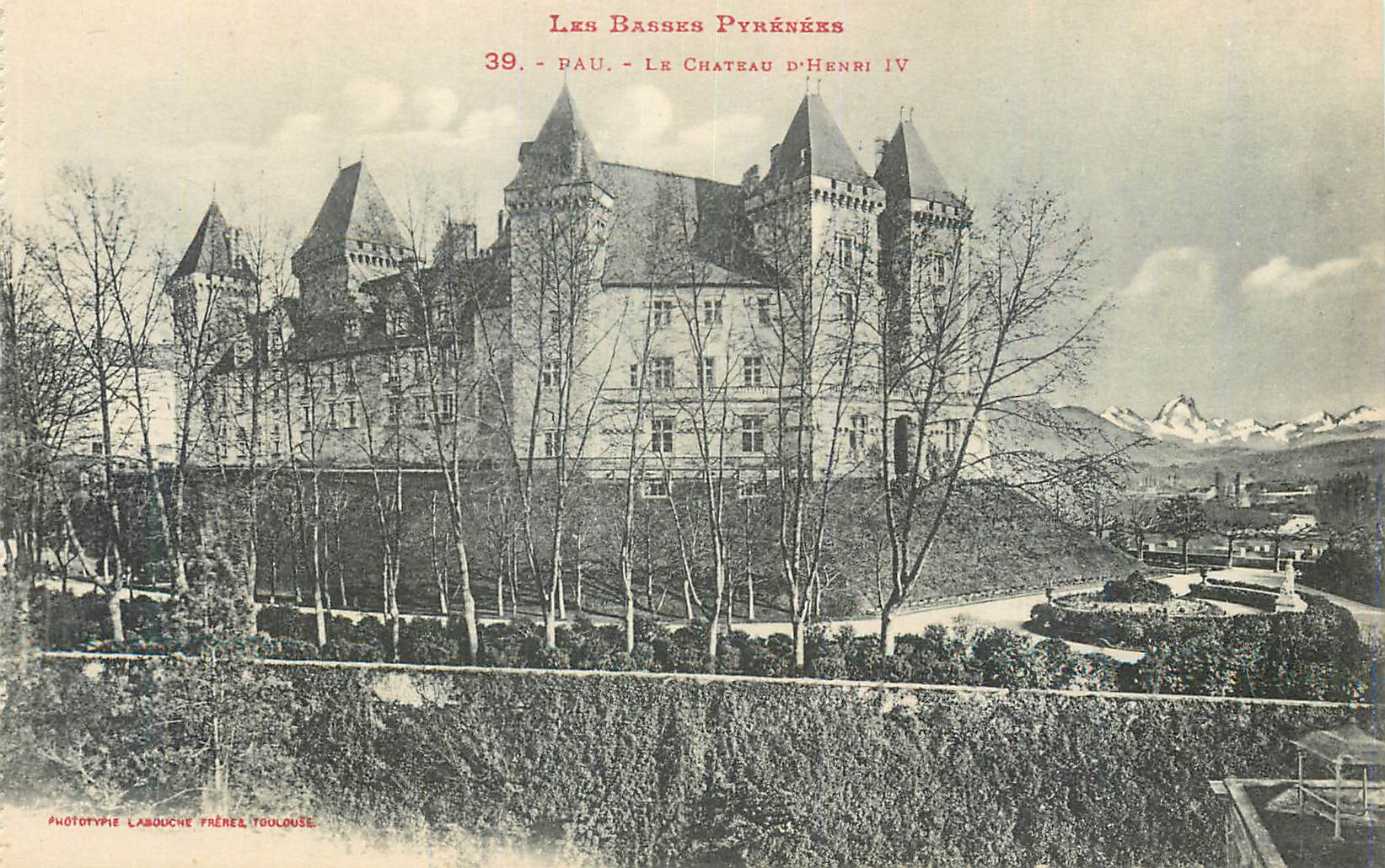CPA Pau Le Chateau Henri IV 