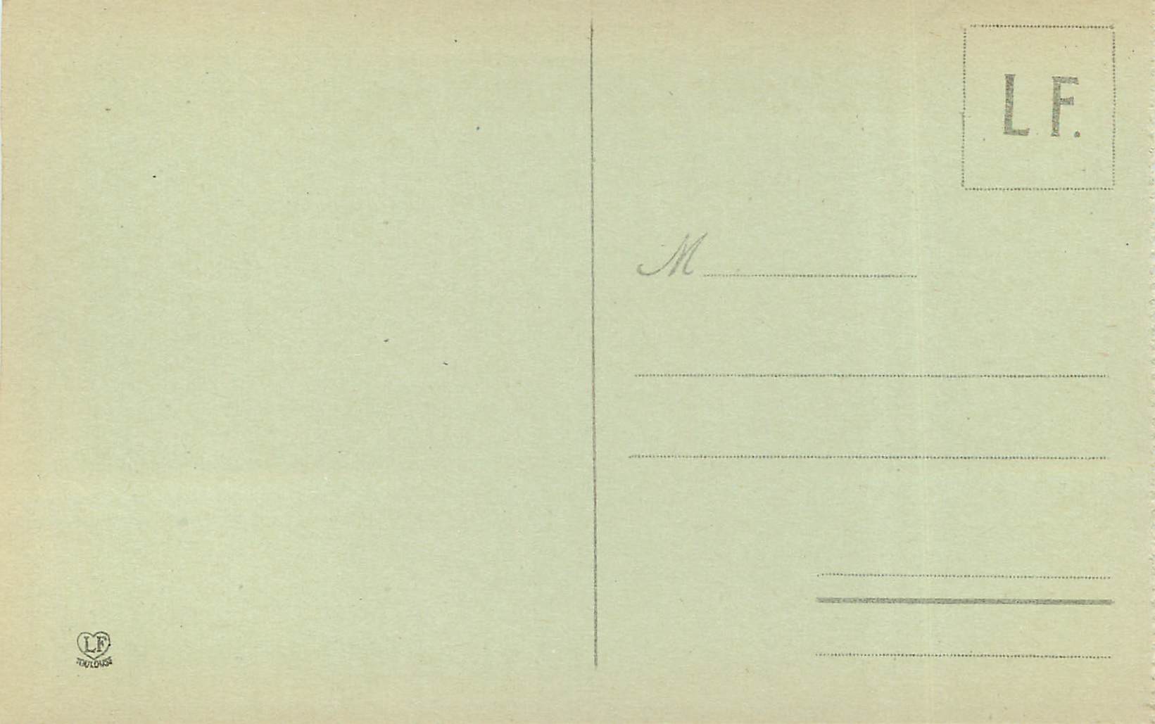 CPA Pau Le Chateau Henri IV  — Verso