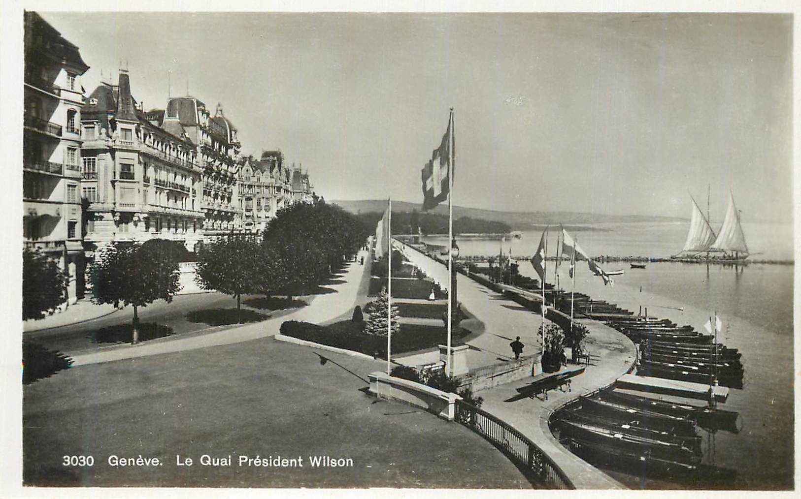 CPM Geneve Le Quai President Wilson 