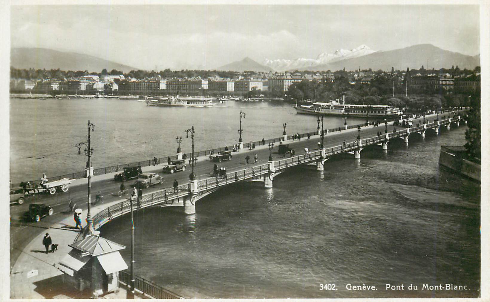 CPM Geneve Pont du Mont Blanc 