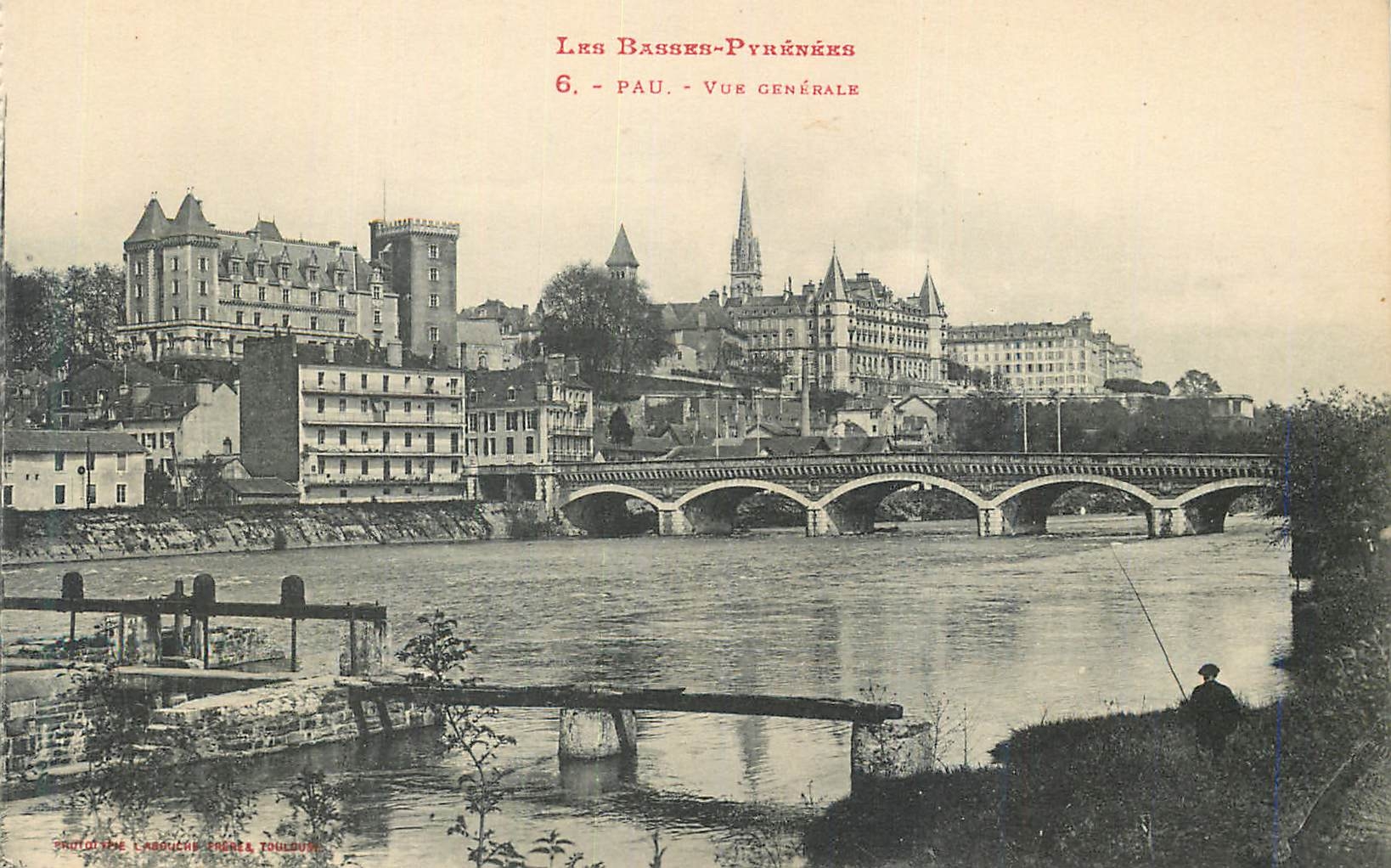 Pau — Vue Générale — Éditeur : Phototypie L. Fabre & Cie, Pau