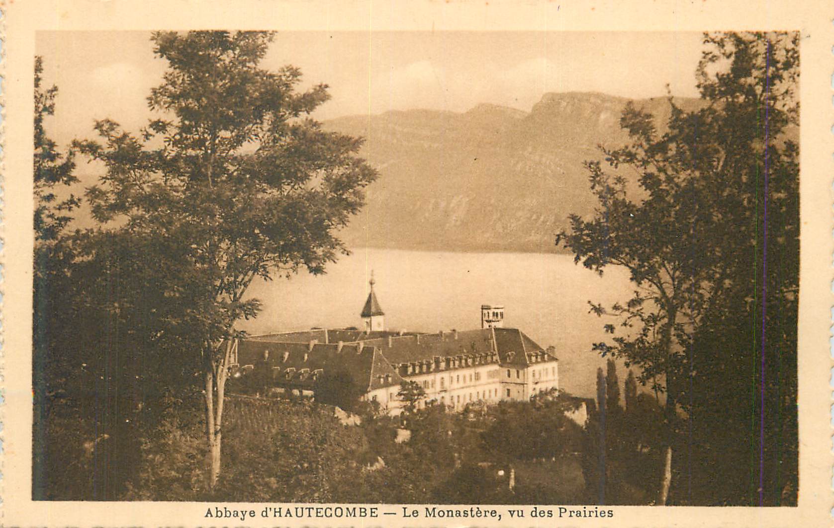 CPA Abbaye d Hautecombe Le Monastere vu des Prairies 