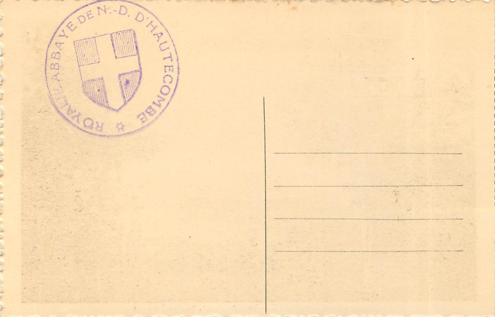 CPA Abbaye d Hautecombe Le Monastere vu des Prairies  — Rückseite