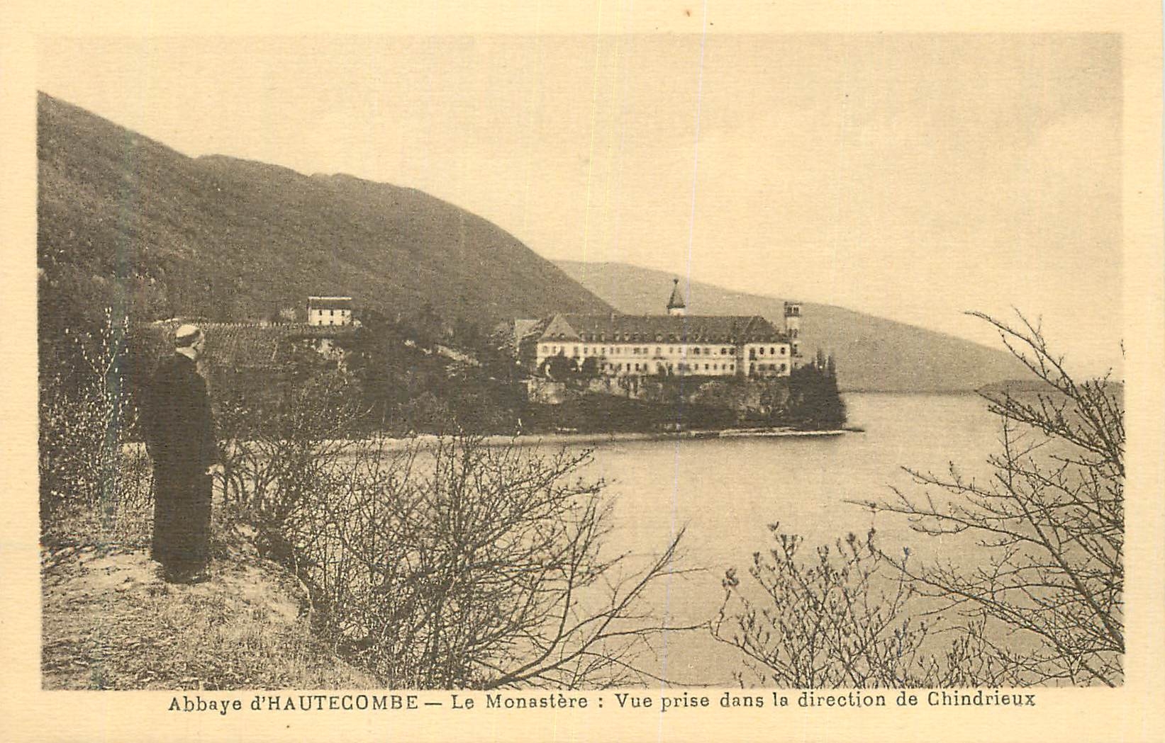 CPA Abbaye d Hautecombe Le Monastere Vue prise dans le direction de Chindrieux 