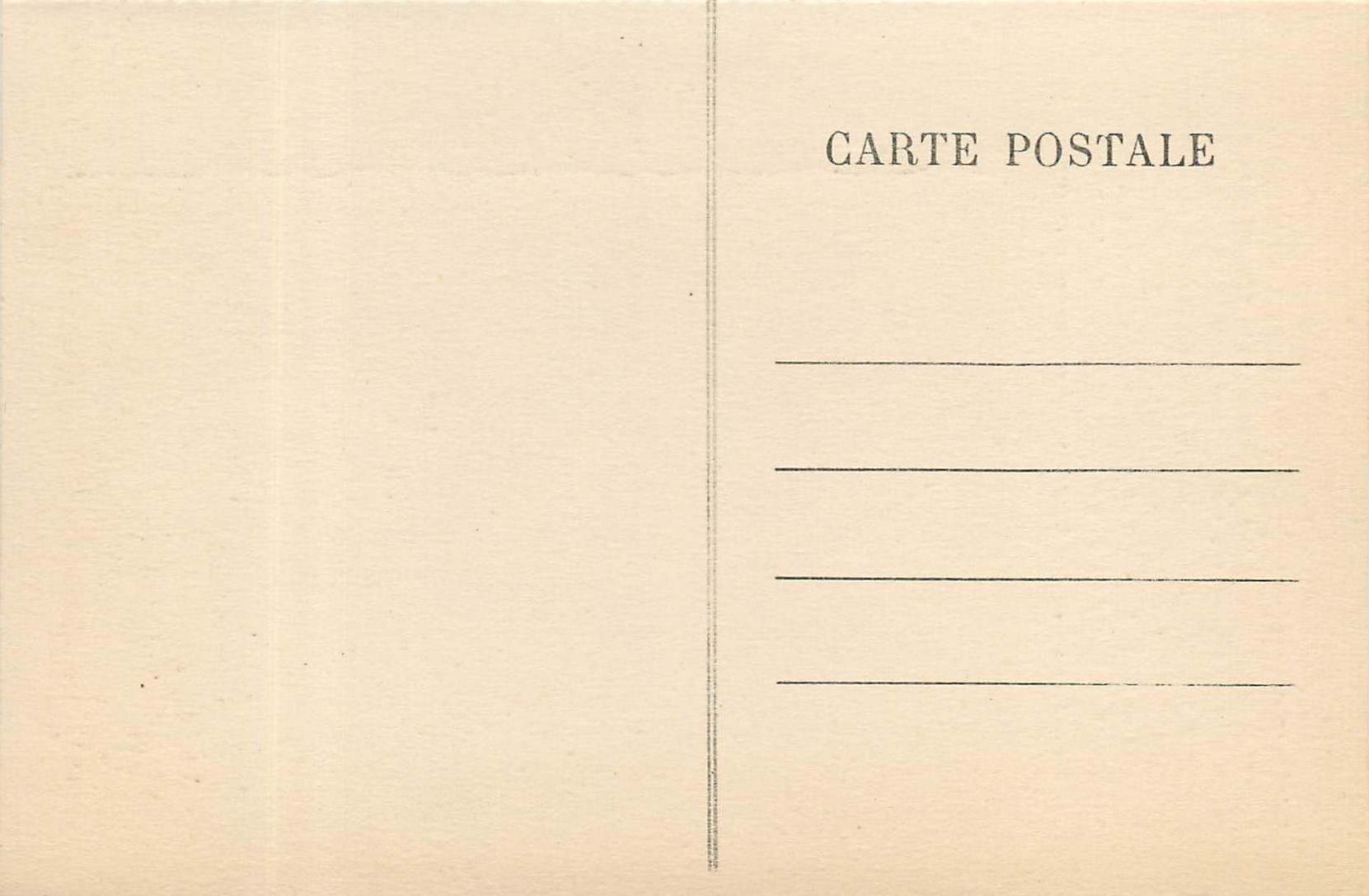 CPA Coupe statigraphique de la fouille des Marseilles  — Rückseite