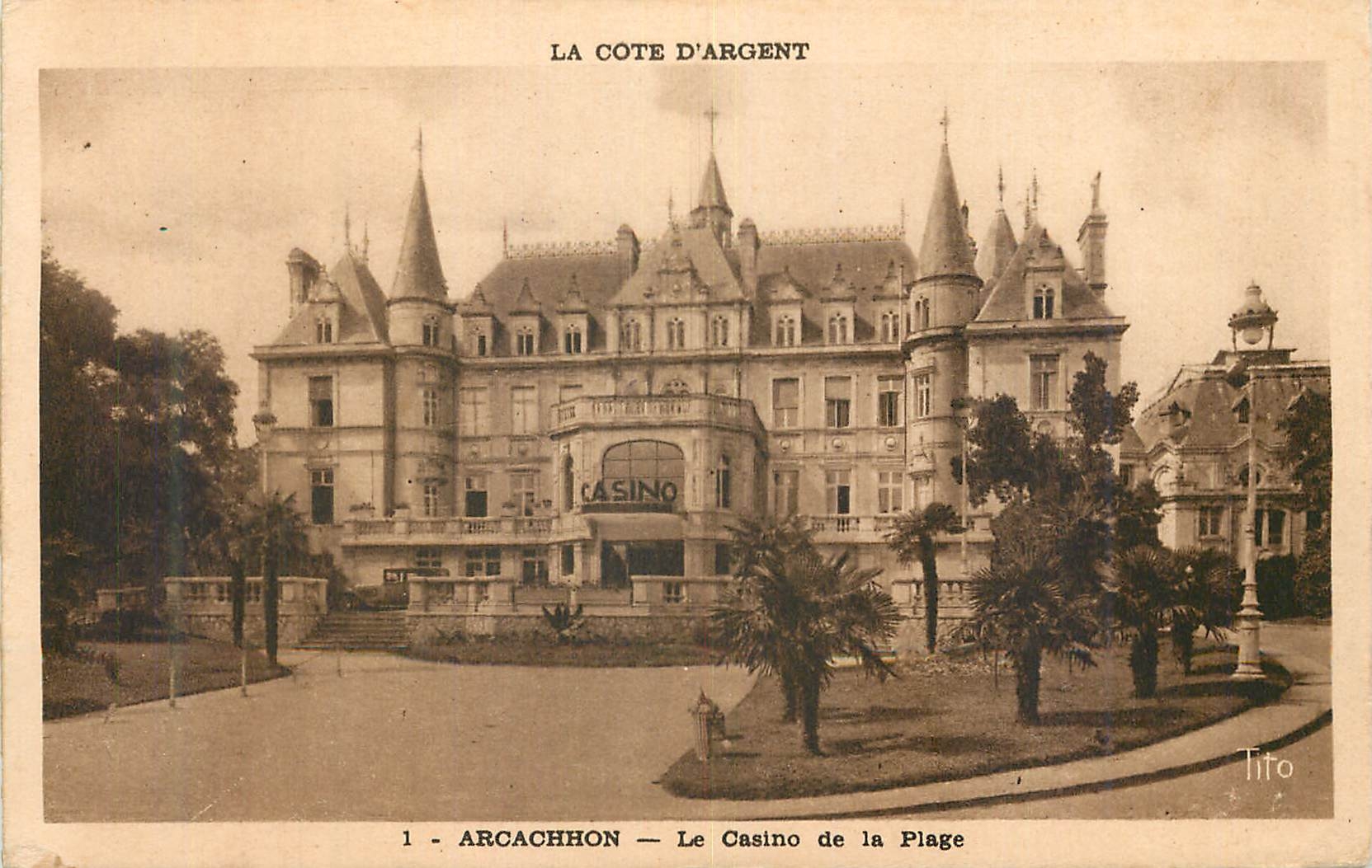 CPA Arcachon Le Casino de la Plage 
