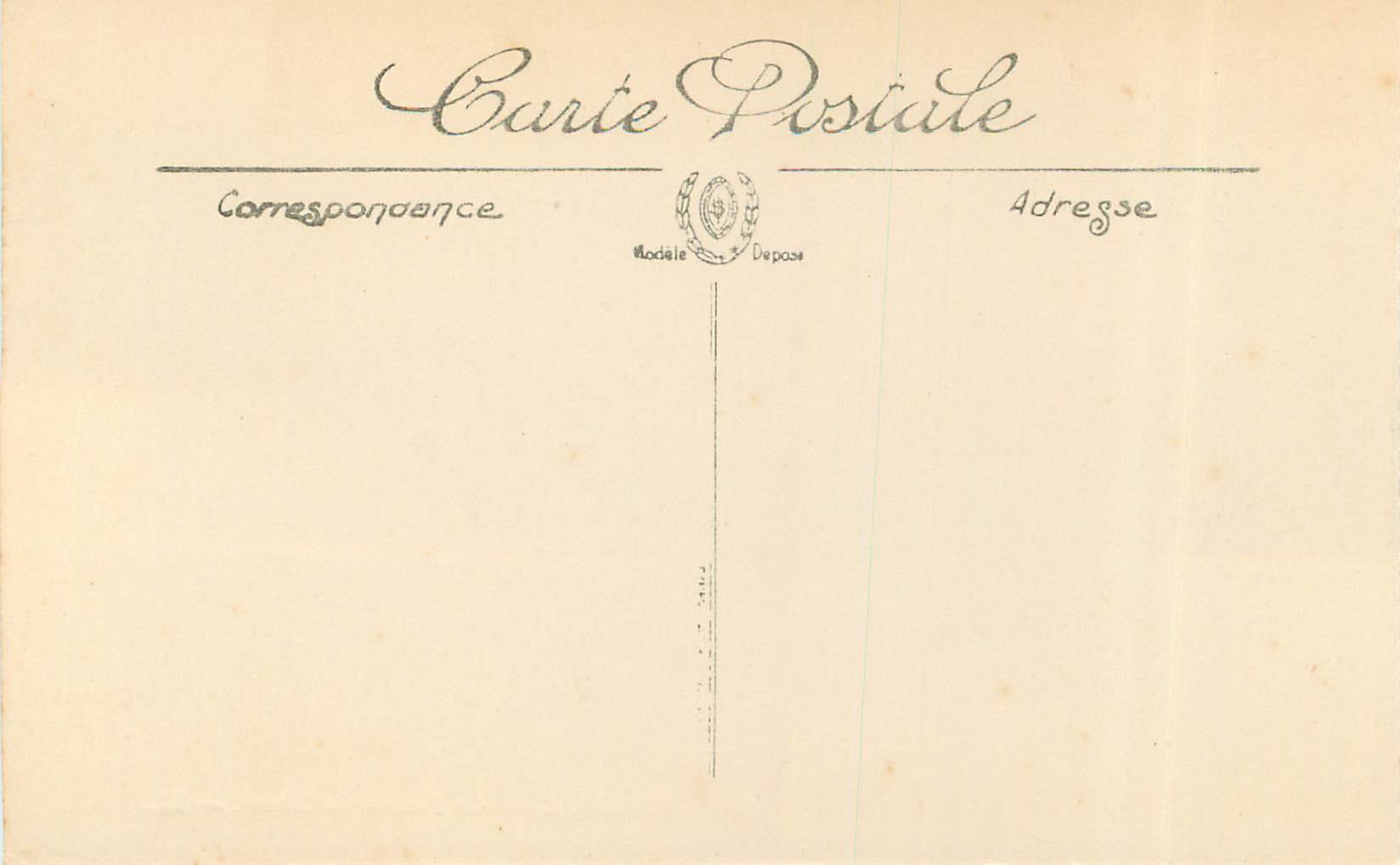 CPA Biarritz La Place de la Liberte  — Verso