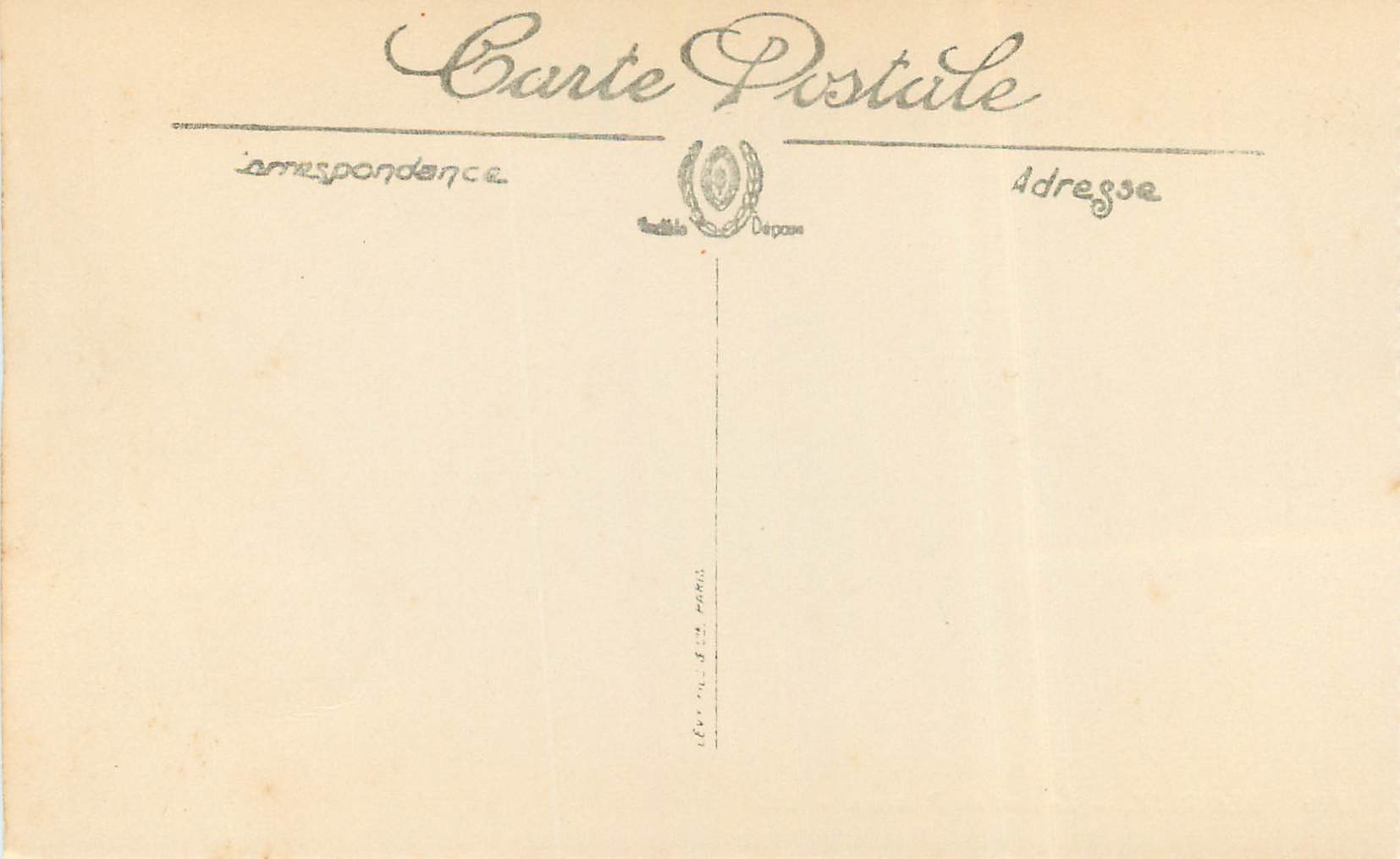 CPA Biarritz Le Port des Pecheurs  — Verso