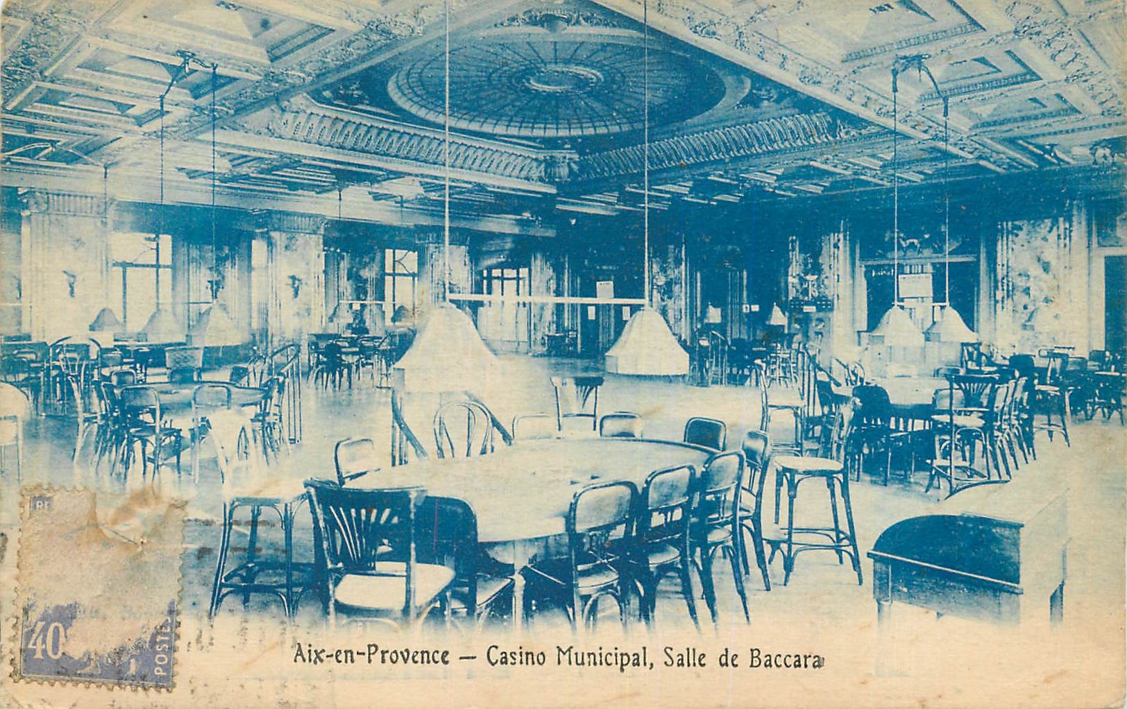 CPA Aix en Provence Casino Municipal Salle de Baccara 