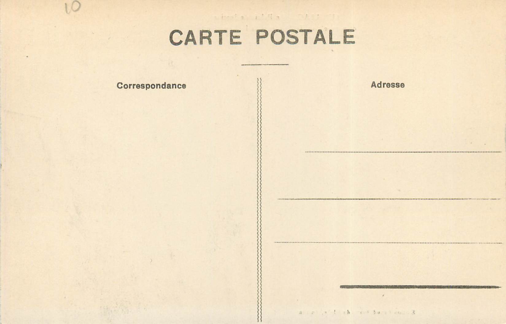 CPA Aurillac Le Palais de Justice et perspective de l Avenue de la Republique  — Rückseite