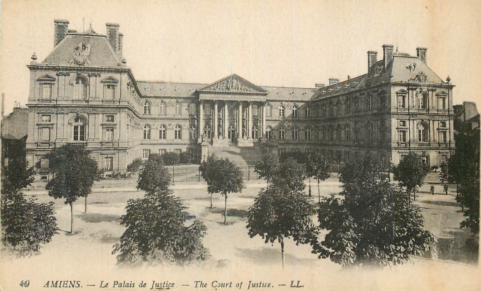 CPA Amiens Le Palais de la Justice 
