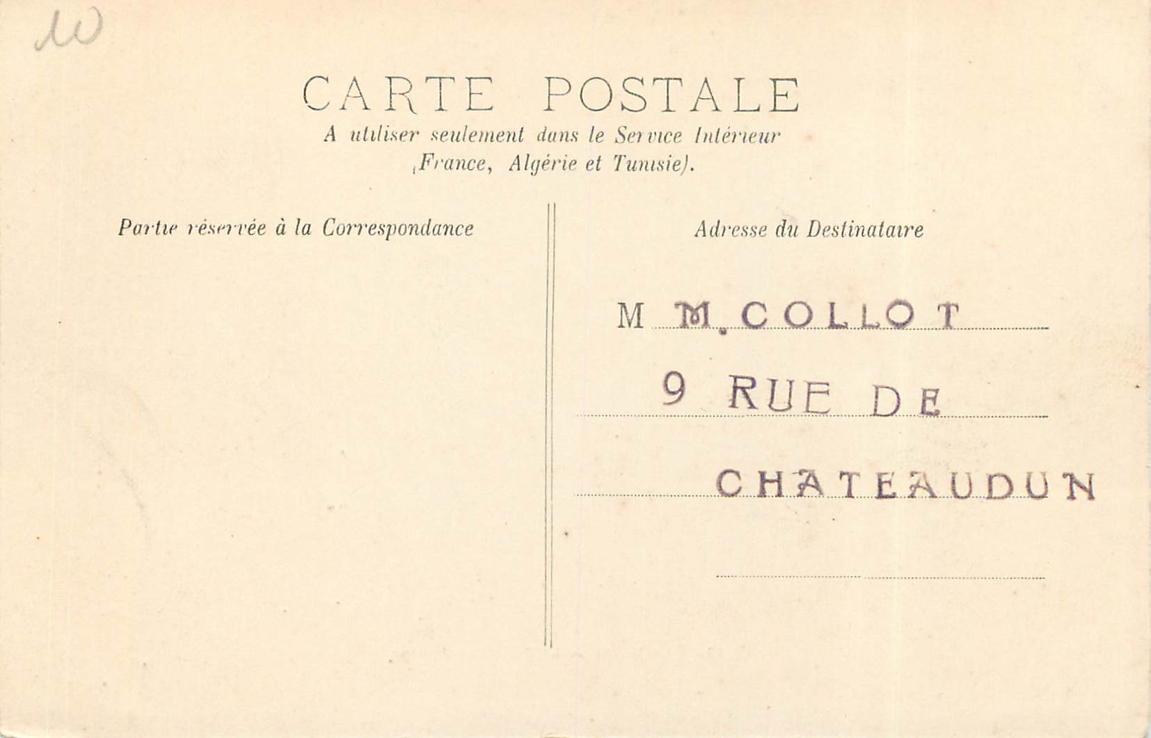 CPA Le Havre Le Palais de Justice  — Rückseite