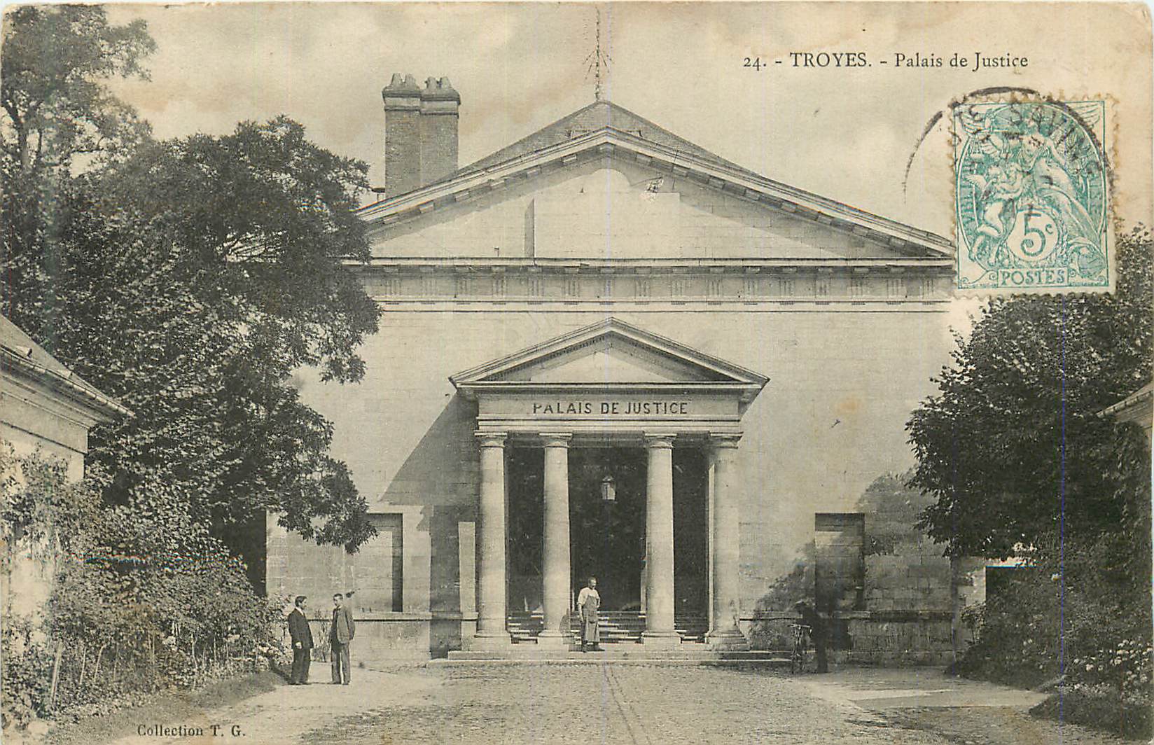 CPA Troyes Palais de Justice 