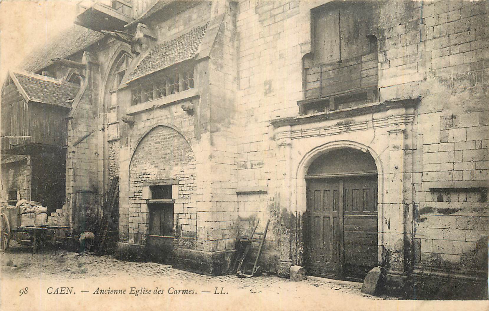 CPA Caen Ancienne Eglise des Carmes 