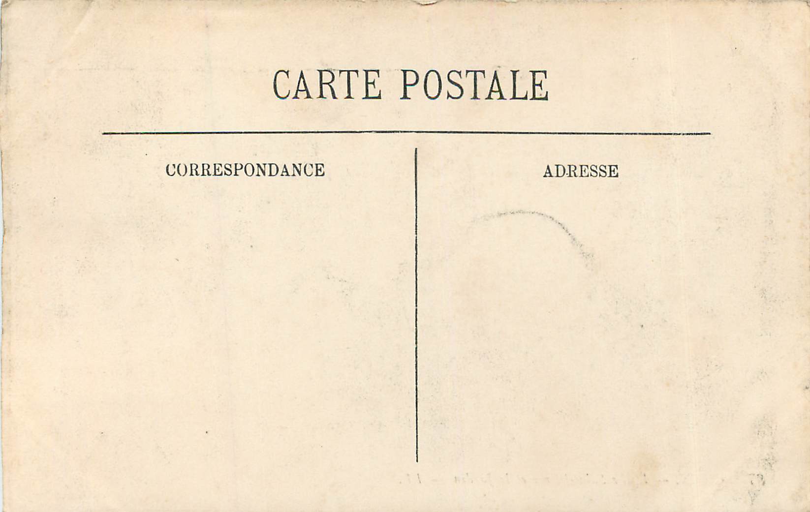 CPA Caen Eglise Saint Pierre et le Jardin  — Verso