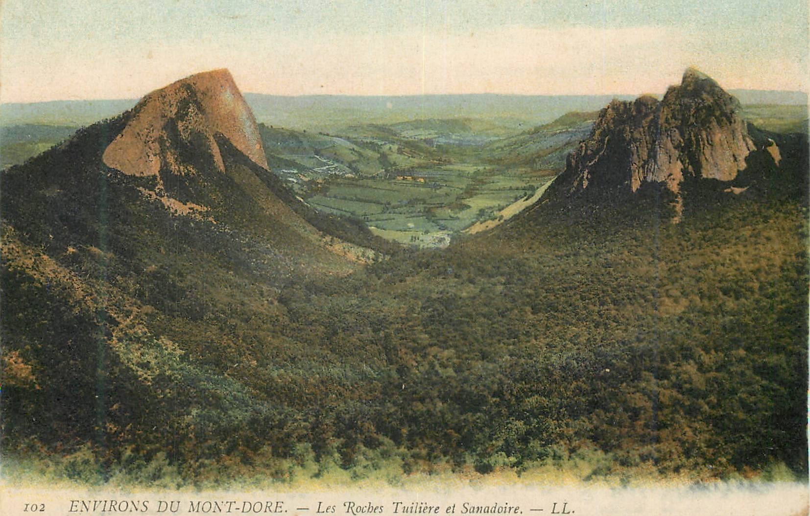 CPA Environs du Mont Dore Les Roches Tuiliere et Sanadoire 