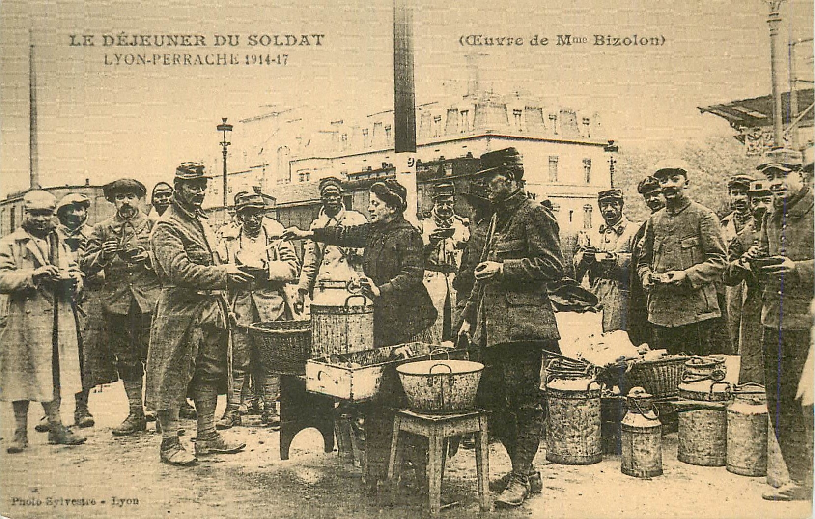 REPRO Le Dejeuner du Soldat Lyon Perrache 