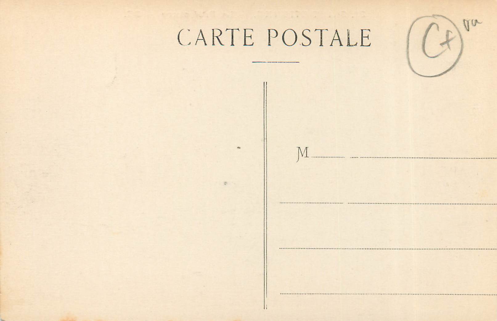 Saint-Étienne — La Préfecture — GC. — Rückseite