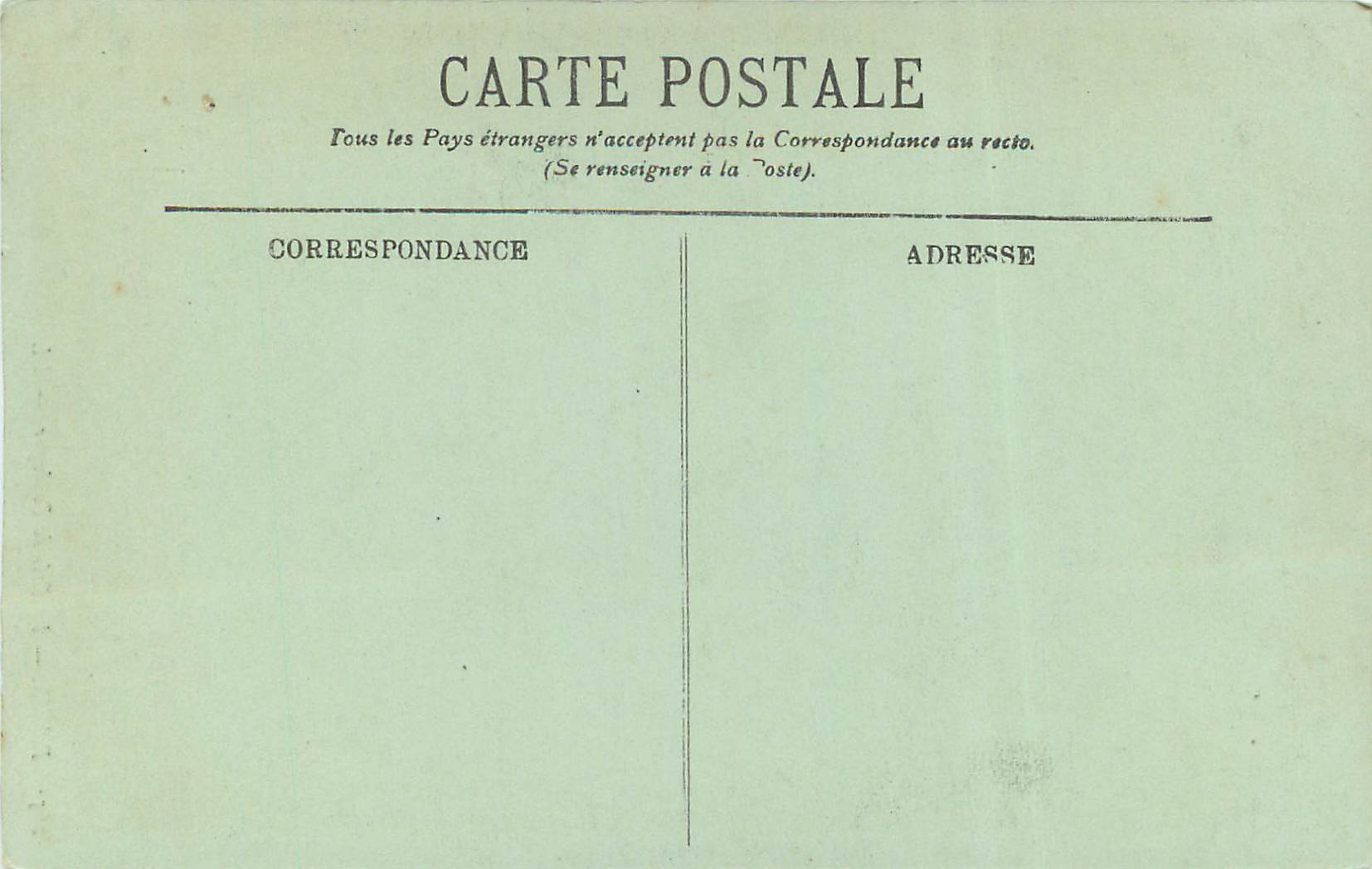 CPA Paris Le Bois de Boulogne  — Rückseite