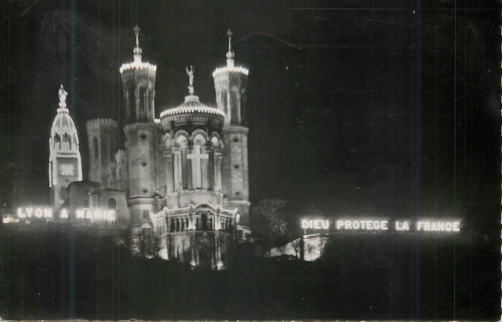 CPM Lyon Basilique Notre Dame de Fourviere 