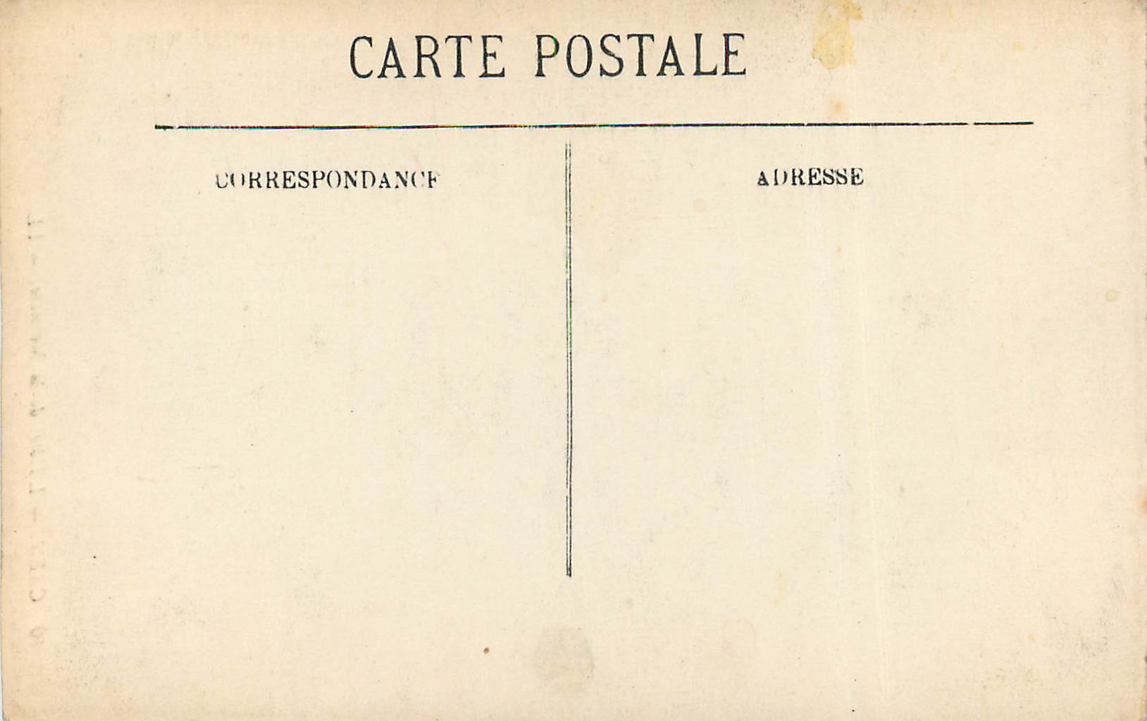 CPA Caen L Hotel de la Monnaie  — Verso