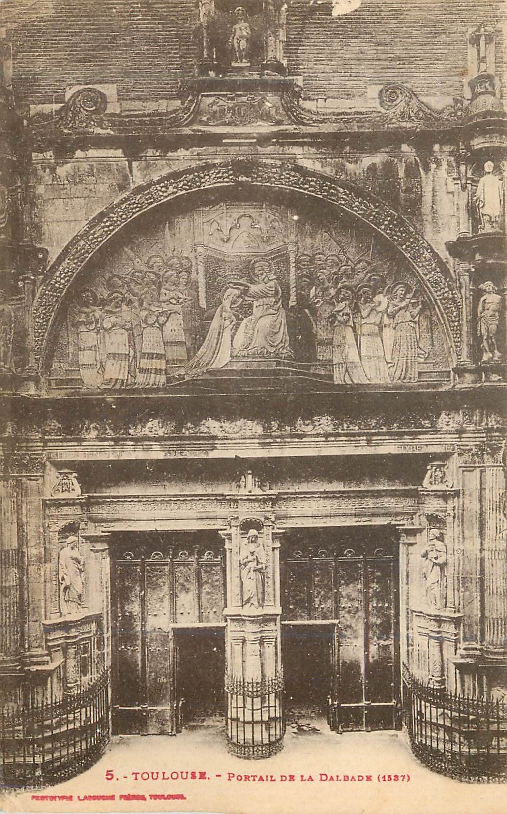 CPA Toulouse Portail de la Dalbade 
