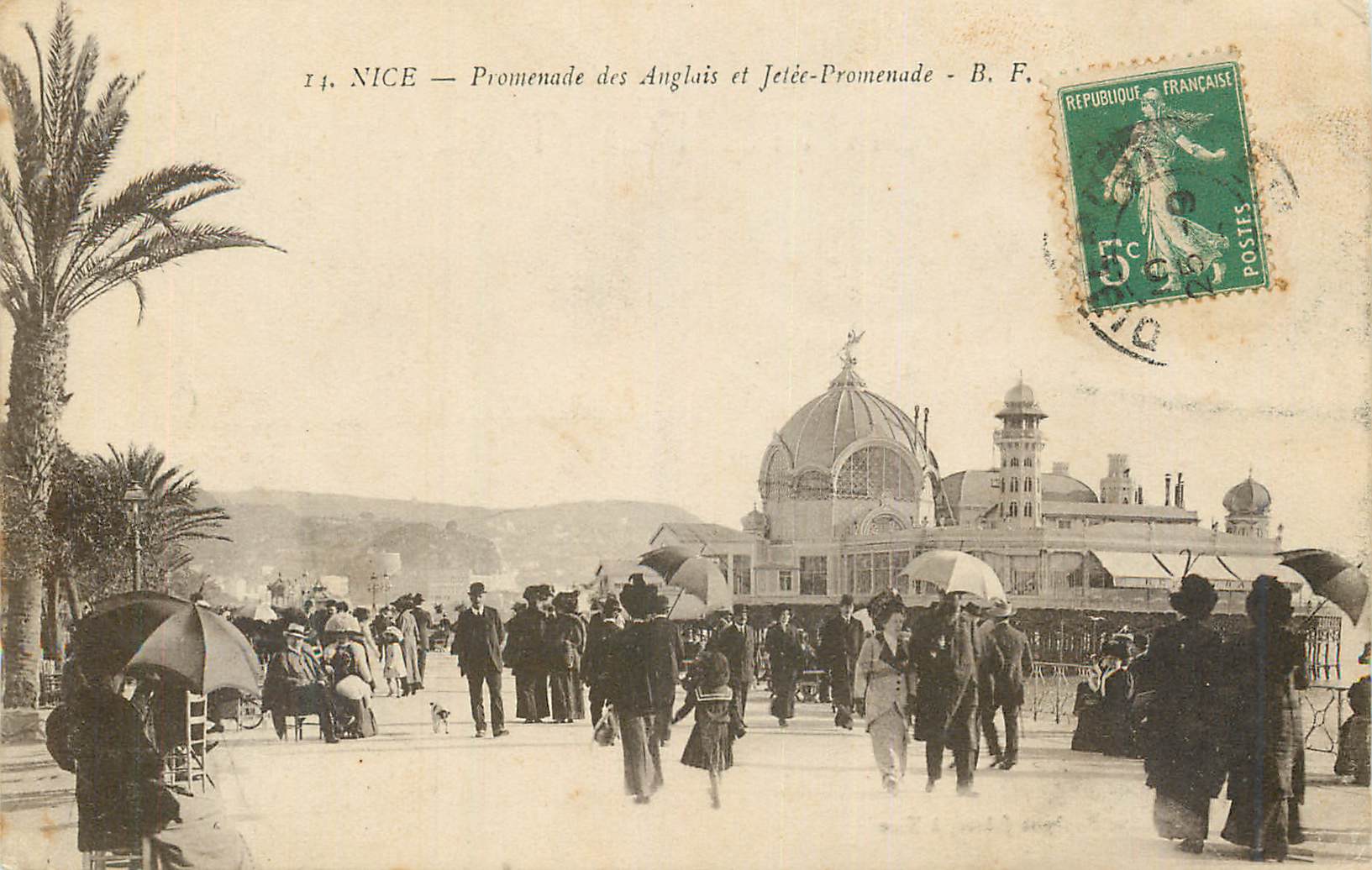 CPA Nice Promenade des Anglais et Jetee Promenade 