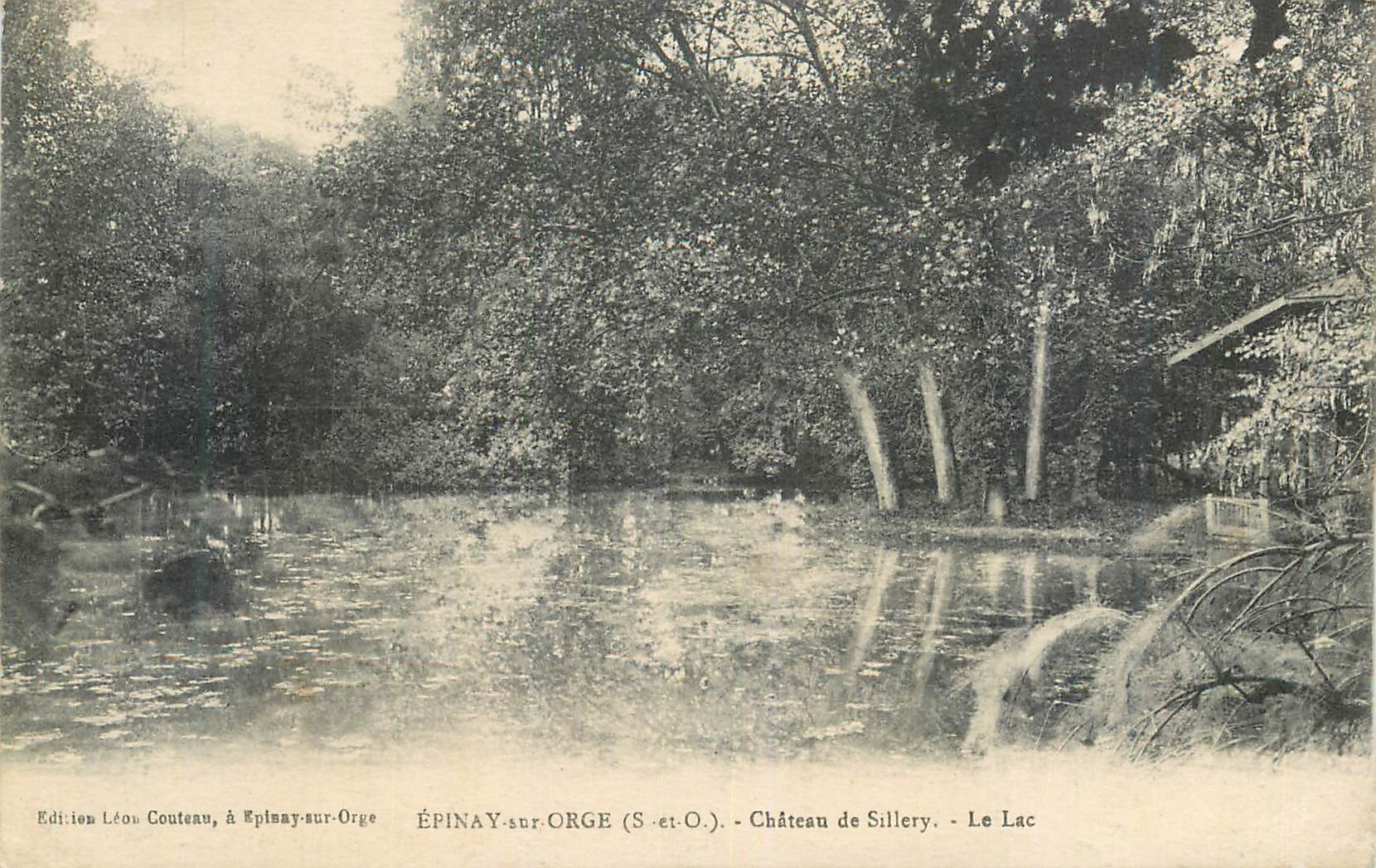 CPA Epinay sur orge S et O Chateau de Sillery Le Lac 