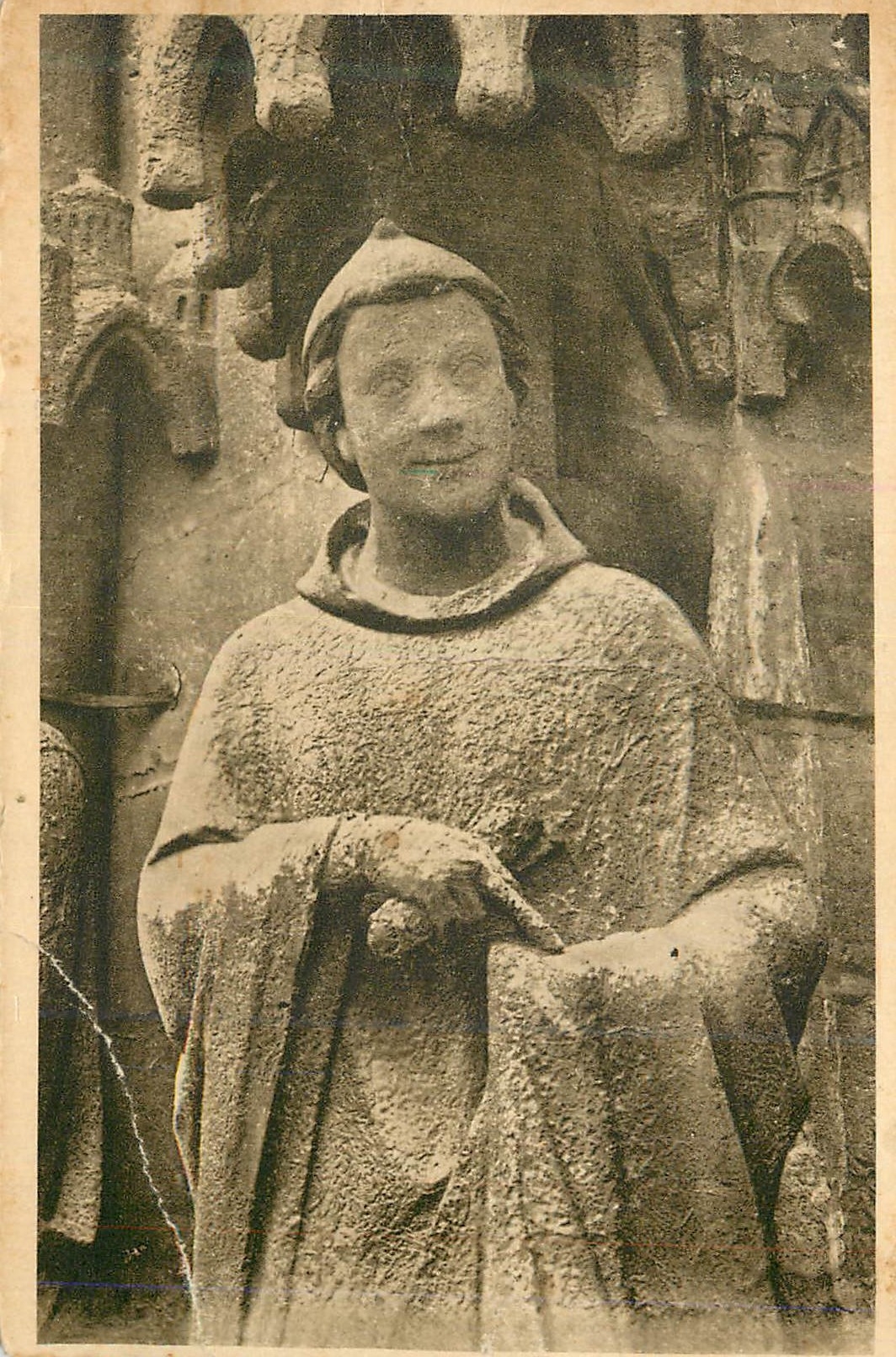 CPA Cathedrale d Amiens Facade Occidentale Le prophete Aggee 