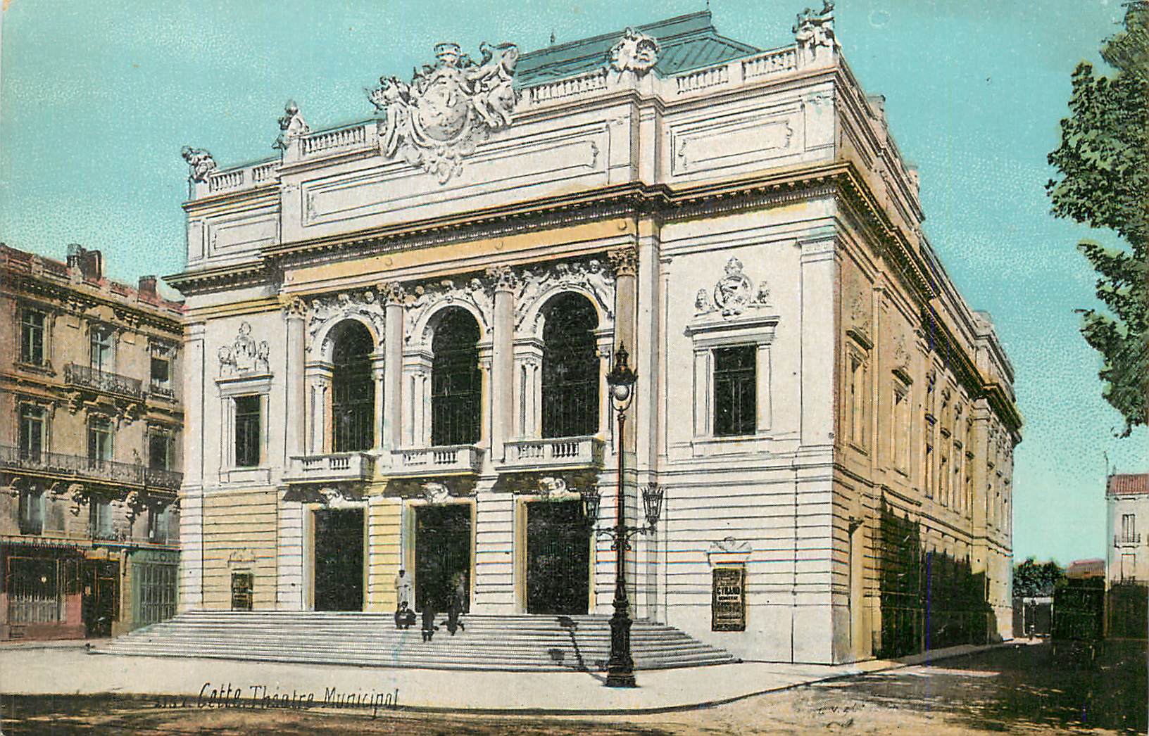CPA Cette Theatre Municipal 