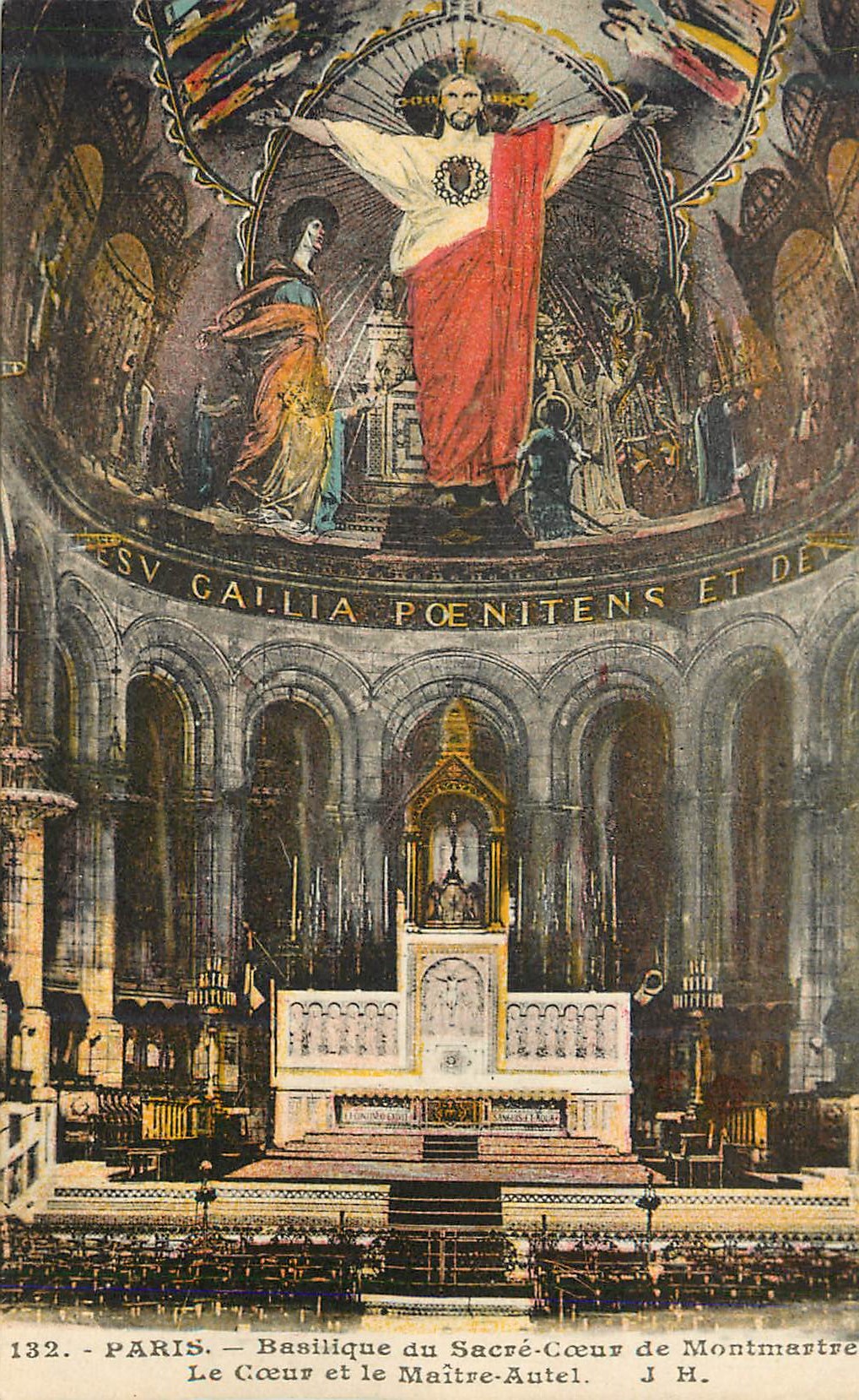 Paris — Basilique du Sacré-Cœur de Montmartre — Le Cœur et le Maître-Autel