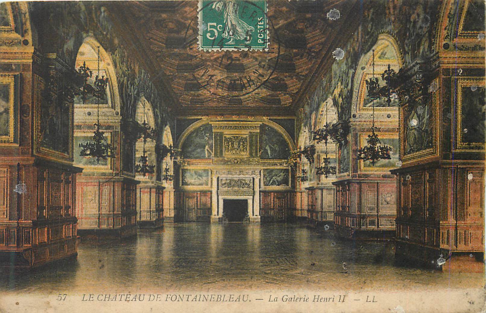 Das Schloss Fontainebleau — Die Galerie Henri II — LL