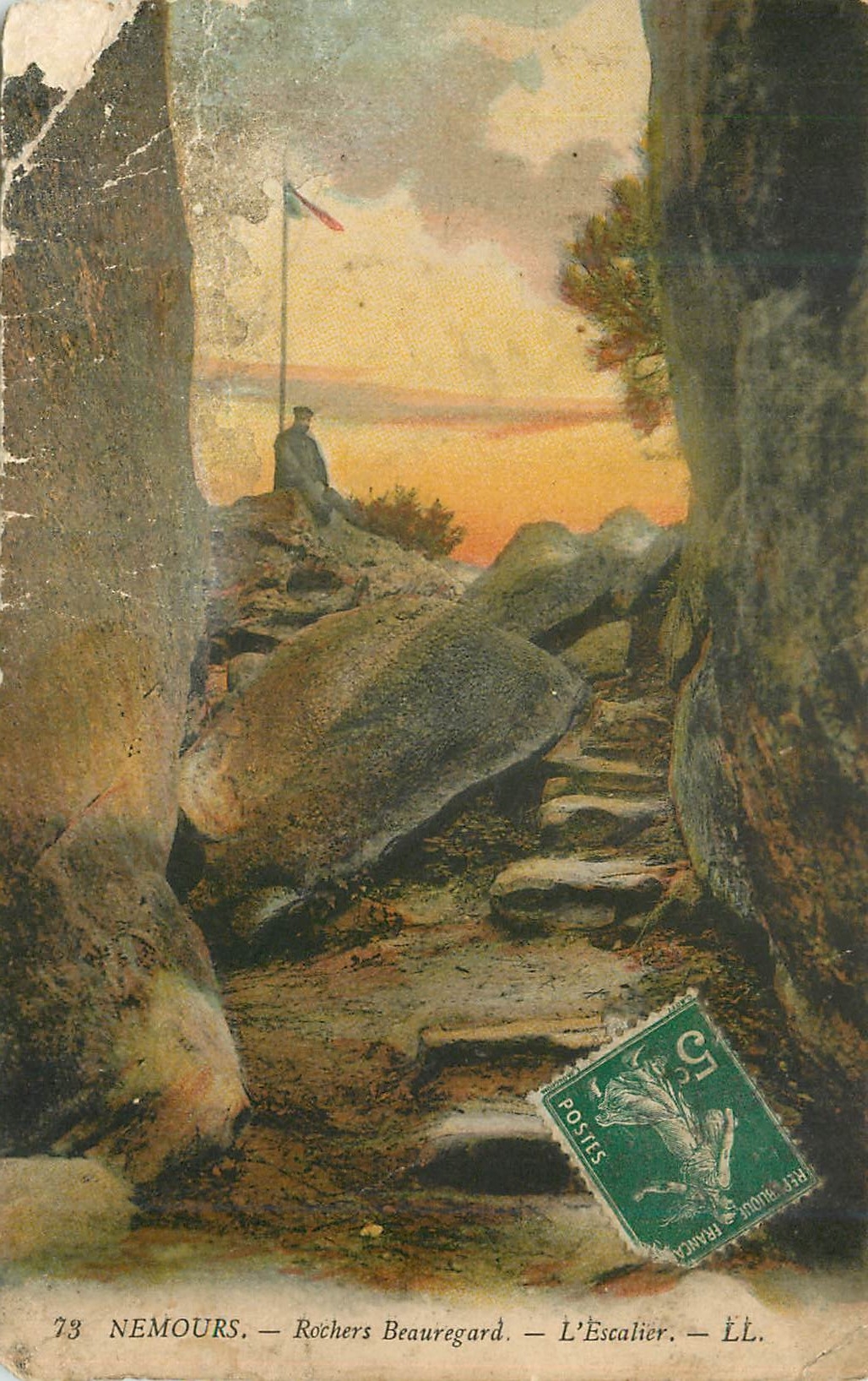 CPA Nemours Rochers Beauregard L Escalier 