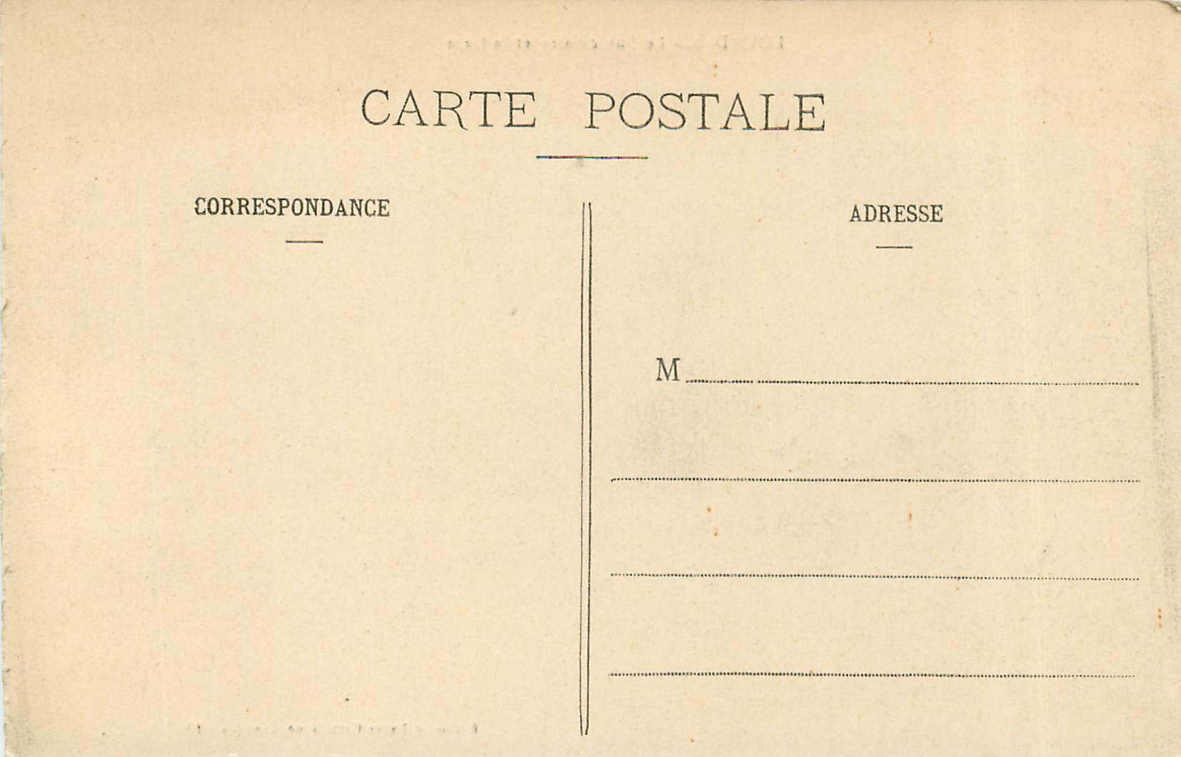 CPA Lourdes Le Funiculaire et la Gare  — Rückseite