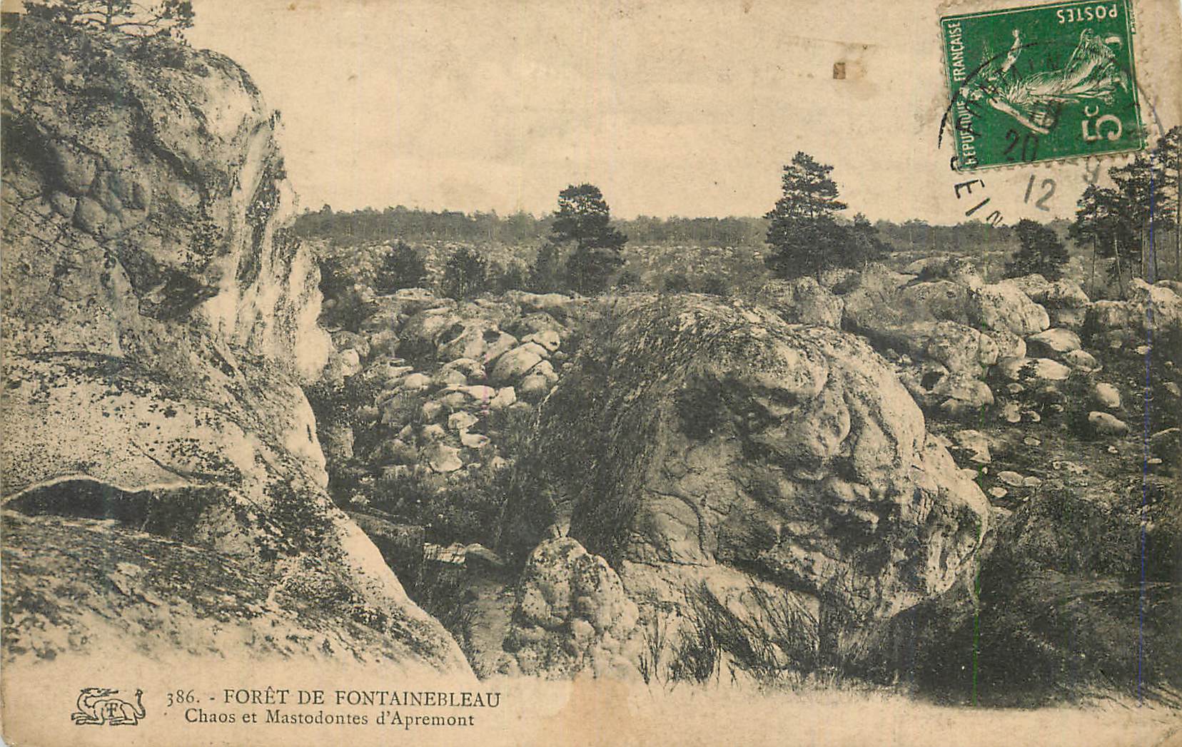 Bosque de Fontainebleau — Chaos y Mastodontes de Apremont — n° 386