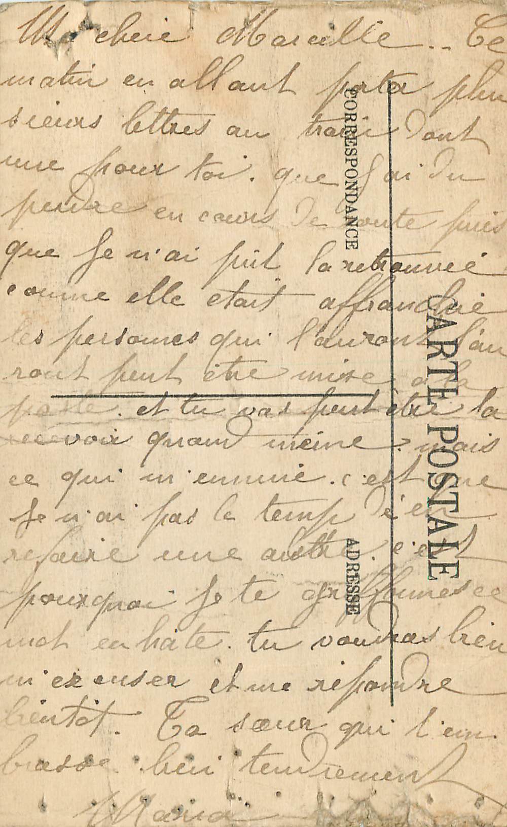 CPA Langeais La Maison de Rabelais  — Rückseite