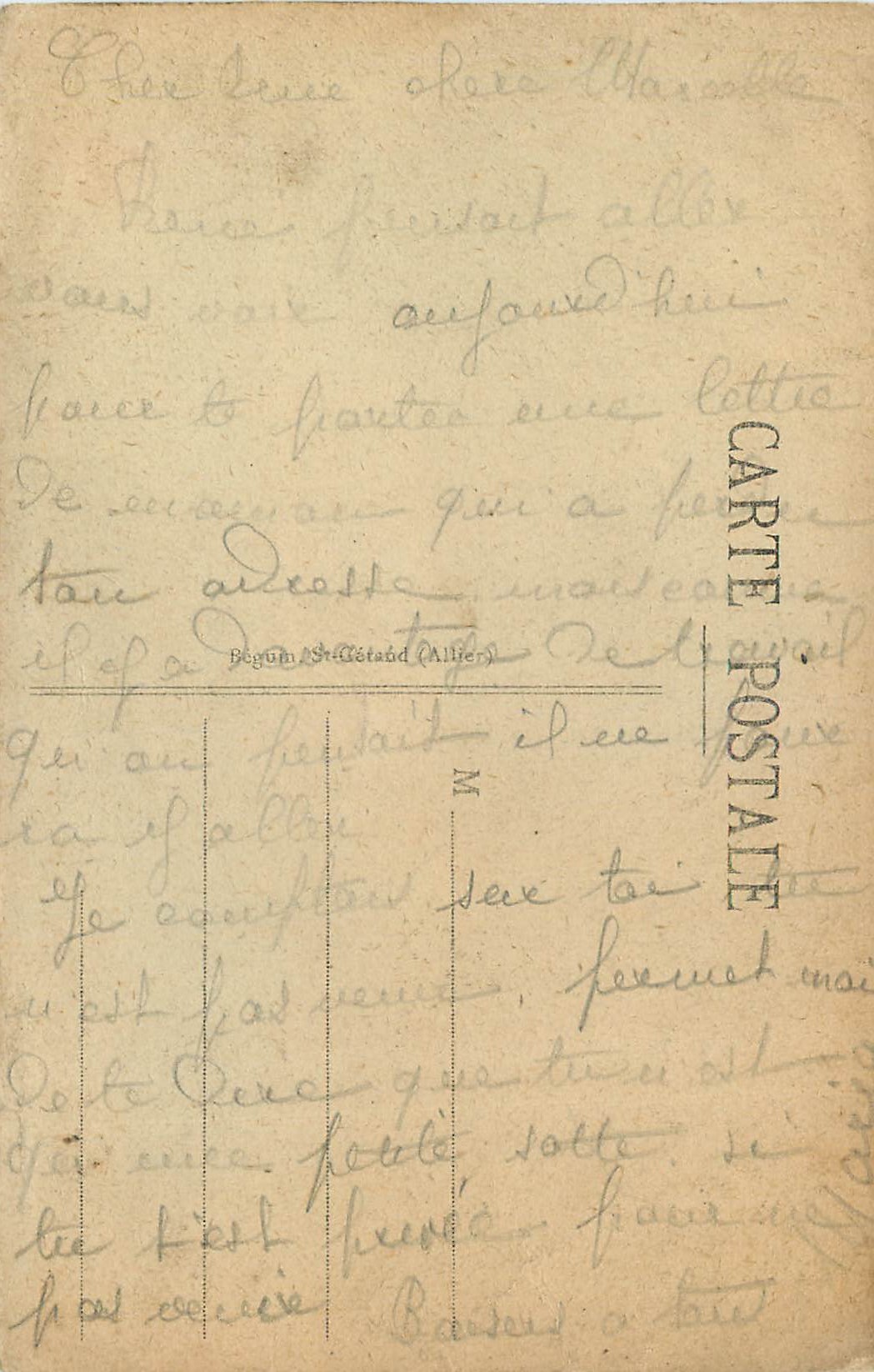 Environs de Vichy - Le Château des Bourbons (XIVe siècle) - Côté Sud - BUSSET — Verso
