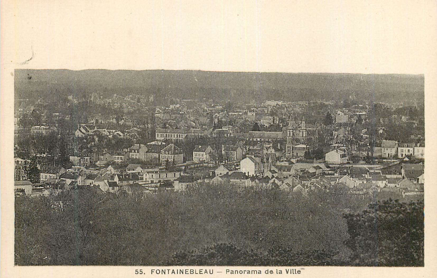 Fontainebleau — Panorama der Stadt — 55.