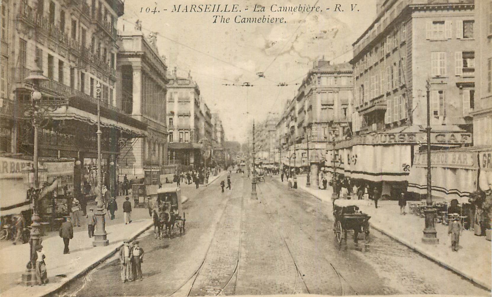 CPA Marseille La Cannebiere 