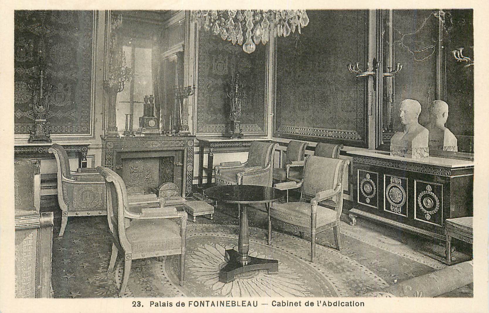 Palazzo di FONTAINEBLEAU — Studio dell'Abdicazione