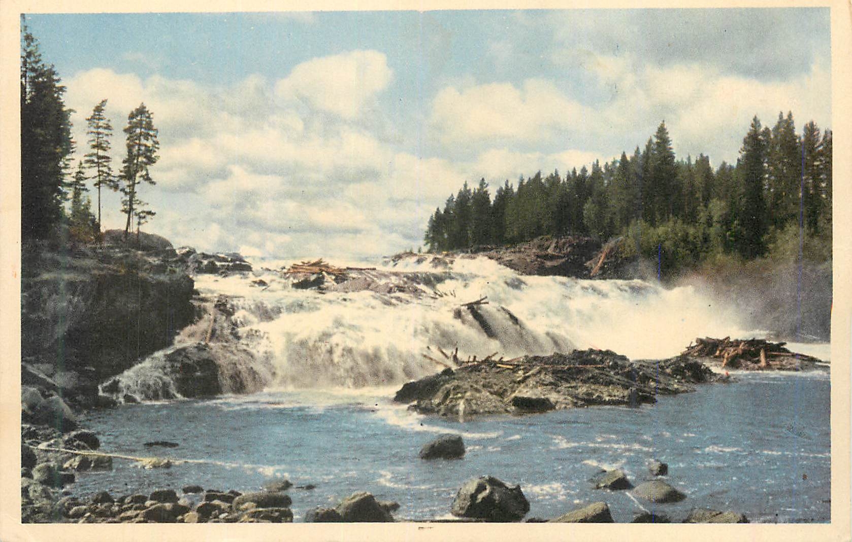 CPA Vort vackra land The North of Sweden 