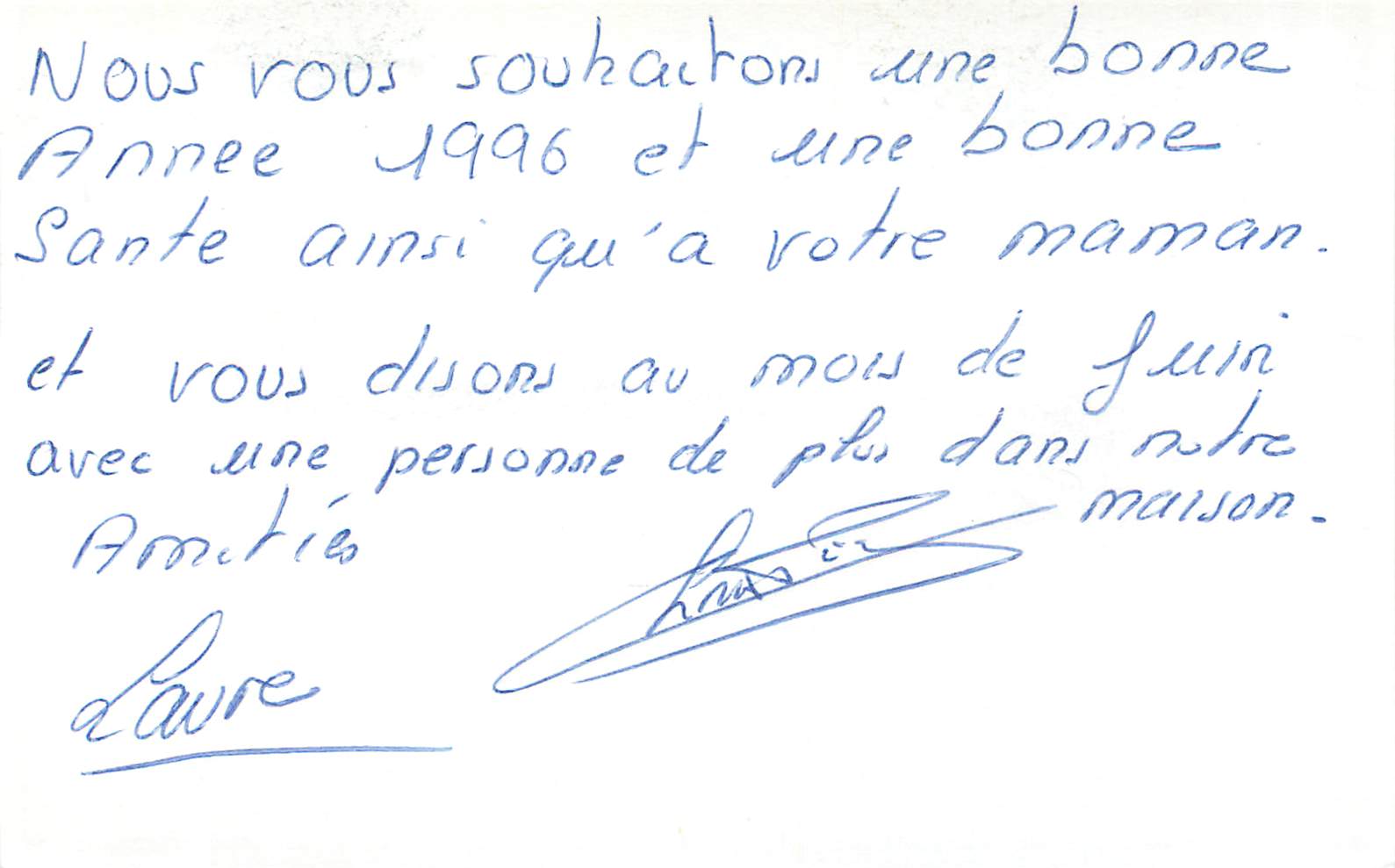 CPA Bonne Annee  — Rückseite