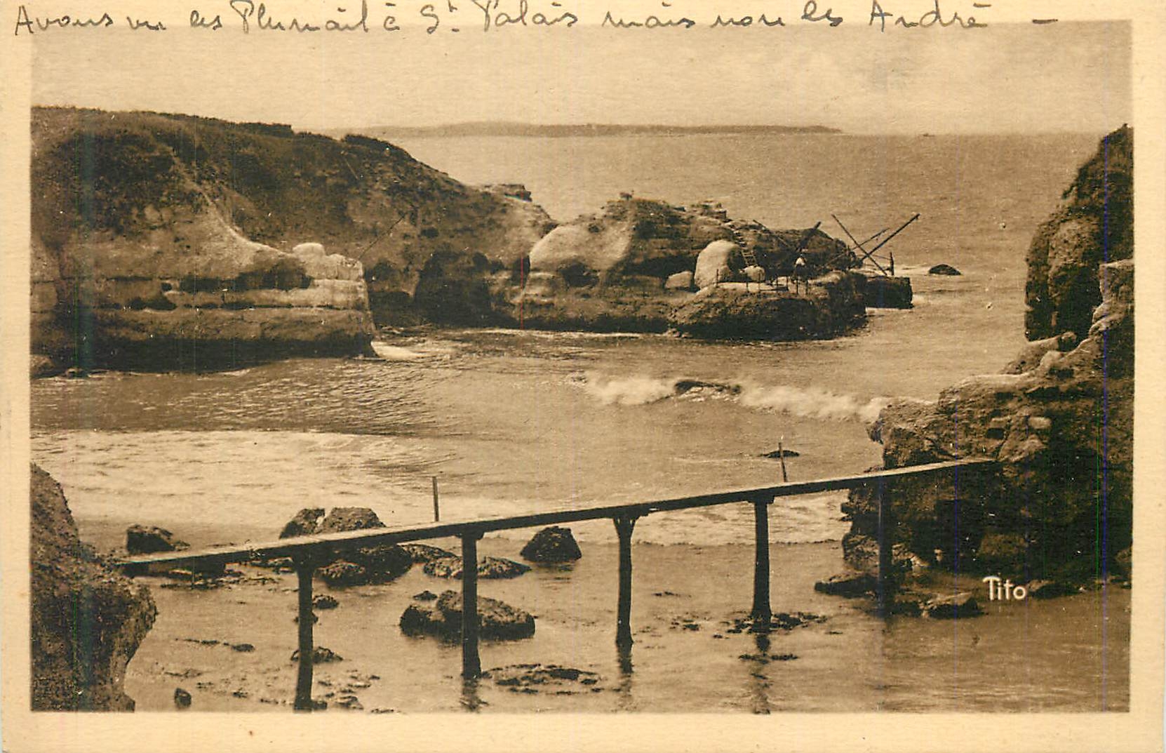 CPA Royan Rochers a Vallieres 