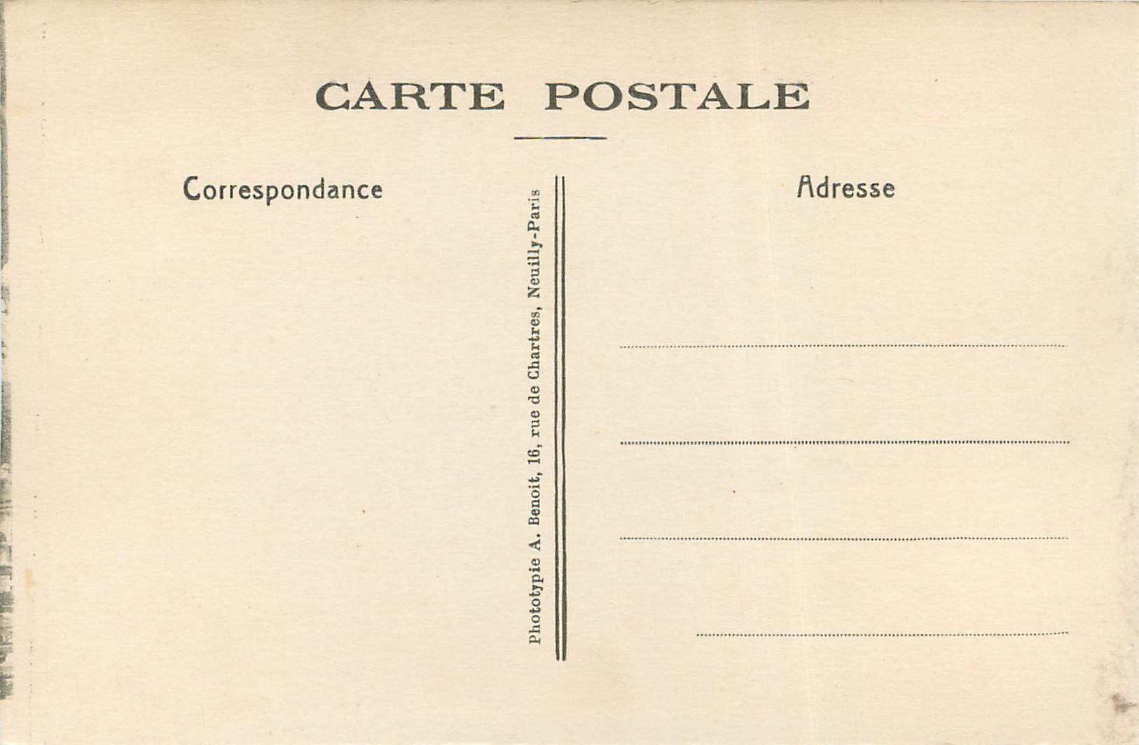 CPA Eglise Notre Dame de Pontoise Le Choeur  — Back