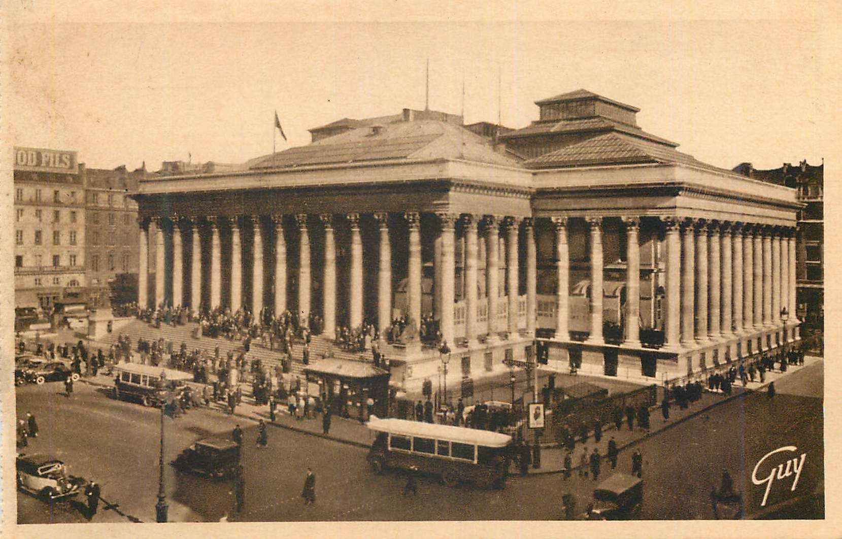 CPA Paris et ses Merveilles Bourse des Valeurs mobilieres 